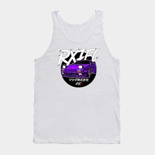 JDM RX-7 [FC] Purple Black Sun Edition Tank Top